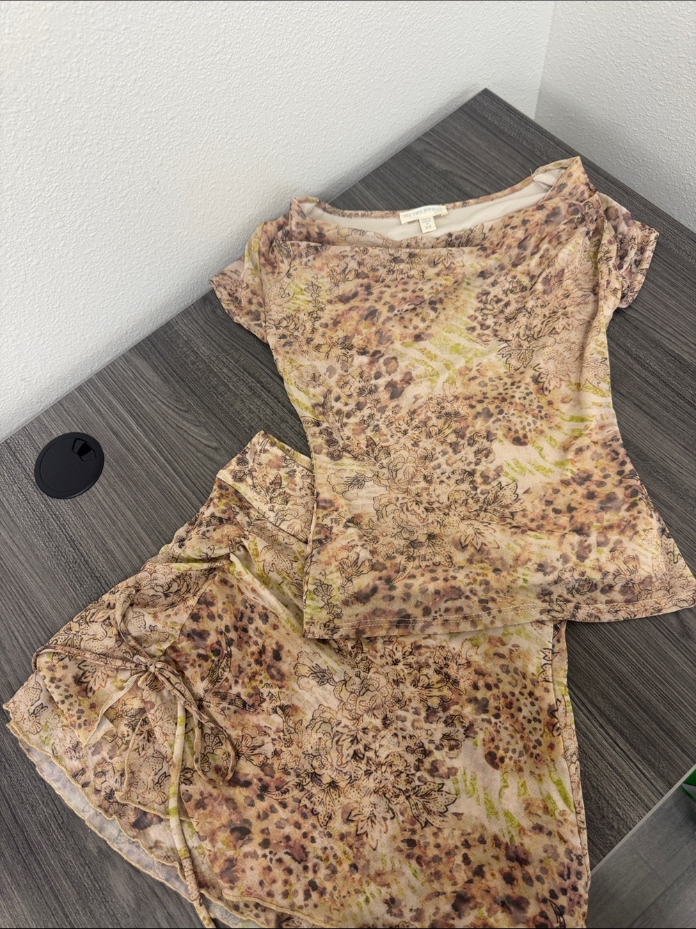 See you Monday Top and Skirt Set